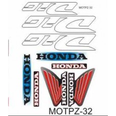 Наклейки на скутер -зеркалка Honda Dio (мотрz-32)