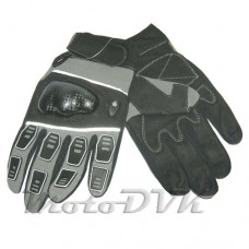 Мотоперчатки (з захистом пальців) Armode MG-003 сірі