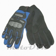Мотоперчатки (з захистом пальців) Armode MG-014 сині