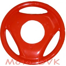 Ковпаки на колесо червоні на мотоцикл Ява 12в (к-т 4шт)