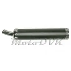 Прямоток на мотоцикл 280*60 мм крепление d 45 (без колена)
