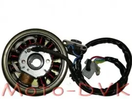 Генератор на скутер 50сс 2T QT-10A (10 1 котушок 4 2 конт)