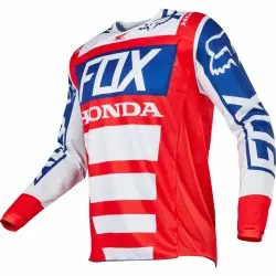 Джерси для мотокросса Fox Honda красно-белая, размер L