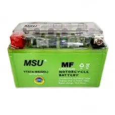 Гелевий акумулятор 12v 7a клем-коробка YTX7A BS GEL низький (MSU)