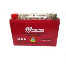 Мотоаккумулятор 12В9А клем коробка YTX9-BS (GEL) MotoTech