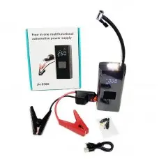 Пусковое устройство на авто 4 в 1  с компрессором Jump Starter 1000A (фонарик, павербанк)