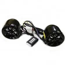Аудіосистема із сигналізацією MT-483 (Bluetooth, FM-приймачем, USB), чорна