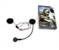 Мотогарнітура для шолома BT Headset (круглий мікрофон)