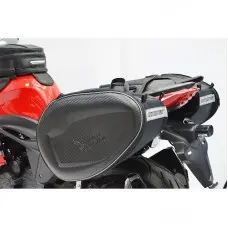 Мотосумки бічні текстильні MotoCentric, чорні (к-т 2 штуки)