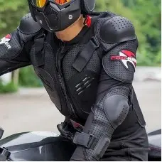 Моточерепаха Pro Biker черная, размер M