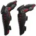 Мото наколенники шарнирные Raptor, чёрно-красные