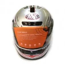 Мотошлем інтеграл MoтоTech WLT-106 сірий розмір L
