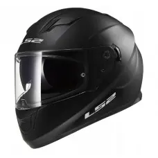 Мотошлем с очками LS2 FF320 Stream Solid Black Gloss, размер M