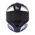 Мотошлем MT Targo  Interact White-Black-Blue, размер M