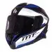 Мотошлем MT Targo  Interact White-Black-Blue, размер M