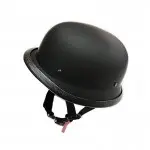 Каска немецкая черная матовая DOT 108, размер 2XL
