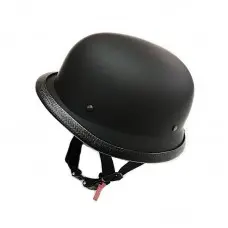 Каска німецька чорна матова DOT 108, розмір 2XL