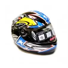 Мотошолом інтеграл DVKmoto KY-115 Fiberglass чорний, розмір L