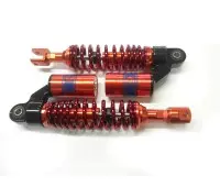 Газовые амортизаторы сайлентблок-вилка 280 mm бордовые (к-т 2 штуки)