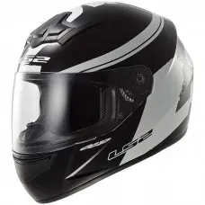 Мотошлем LS2 FF352 Rookie Fluo Black White, розмір L
