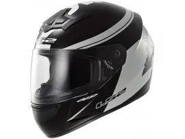Мотошлем LS2 FF352 Rookie Fluo Black White, розмір S