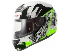 Мотошлем LS2 FF352 Rookie One Black-Fluo-Green, розмір S