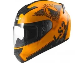 Мотошлем  LS2 FF352 Rookie Fan, Orange Matt, размер S