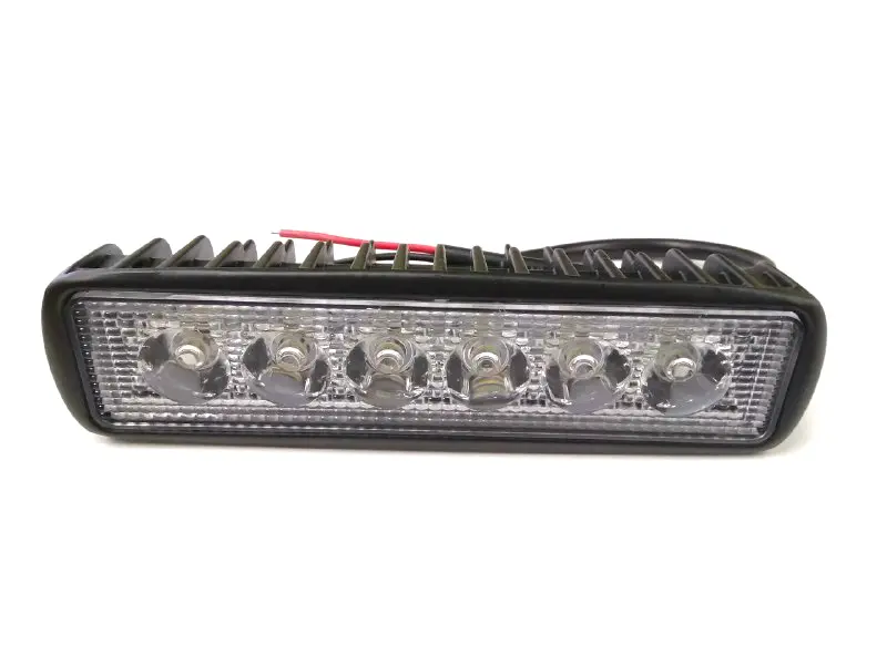 LED фара 6 диода прямоугольная черная купить в Одессе, Киеве и Украине ...
