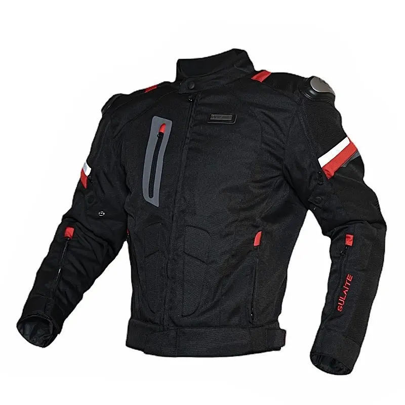 Мотокуртка Sulaite чорна, розмір 2XL