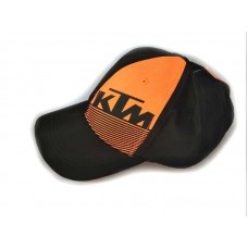 Кепка KTM, чорна з помаранчевим