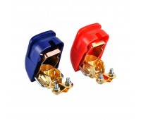 Быстросъемные клеммы для аккумулятора латунь, к-т 2 штуки