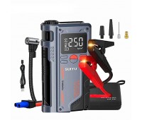 Пусковое устройство на авто 4 в 1 Jump Starter ST9631 (компрессор, фонарик, павербанк, кейс для хранения)