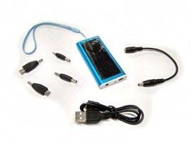 Універсальна мобільна батарея Solar 1350mAH 5.5 V блакитний