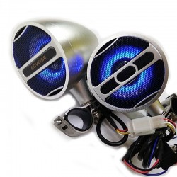 Мотоакустика MT-473 (Bluetooth, MP3, Радио FM), серебро