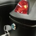 Багажники бічні овал, пластикові чорні матові (без рамки, к-т 2 штуки)