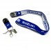 Шнурок на шею для ключей Suzuki, синий 011