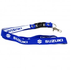 Шнурок на шию для ключів Suzuki, синій 011