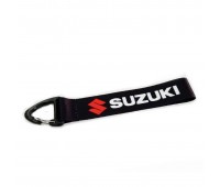 Шнурок на руку для ключей Suzuki, черный (180 мм)