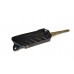 Брелок для ключей с заготовкой ключа (выкидной) алюминиевый, черный