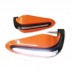 Защита рук для мотоцикла c led габаритами, оранжевая (к-т 2 штуки)