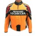 Текстильная мотокуртка Honda, оранжево-черная, размер L