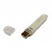 USB  лампочка для повербанка 8Led