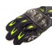 Мотоперчатки шкіряні чорно-зелені Alpinestars M10 AC Glove, M