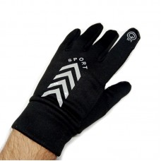  Мото рукавиці сенсорні Sport чорні, розмір М