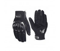 Сенсорні моторукавички RidingTribe чорні, розмір M