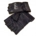 Тактические армейские перчатки без пальцев (цвет черный), размер М