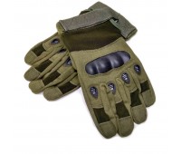 Тактичні армійські рукавички (колір олива), розмір L