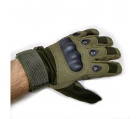 Тактичні армійські рукавички (колір олива), розмір М