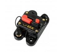 Автоматический выключатель 60 А 12 - 48 вольт, предохранитель однополюсный постоянного тока