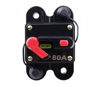 Автоматический выключатель 80 А 12 - 48 вольт, предохранитель однополюсный постоянного тока